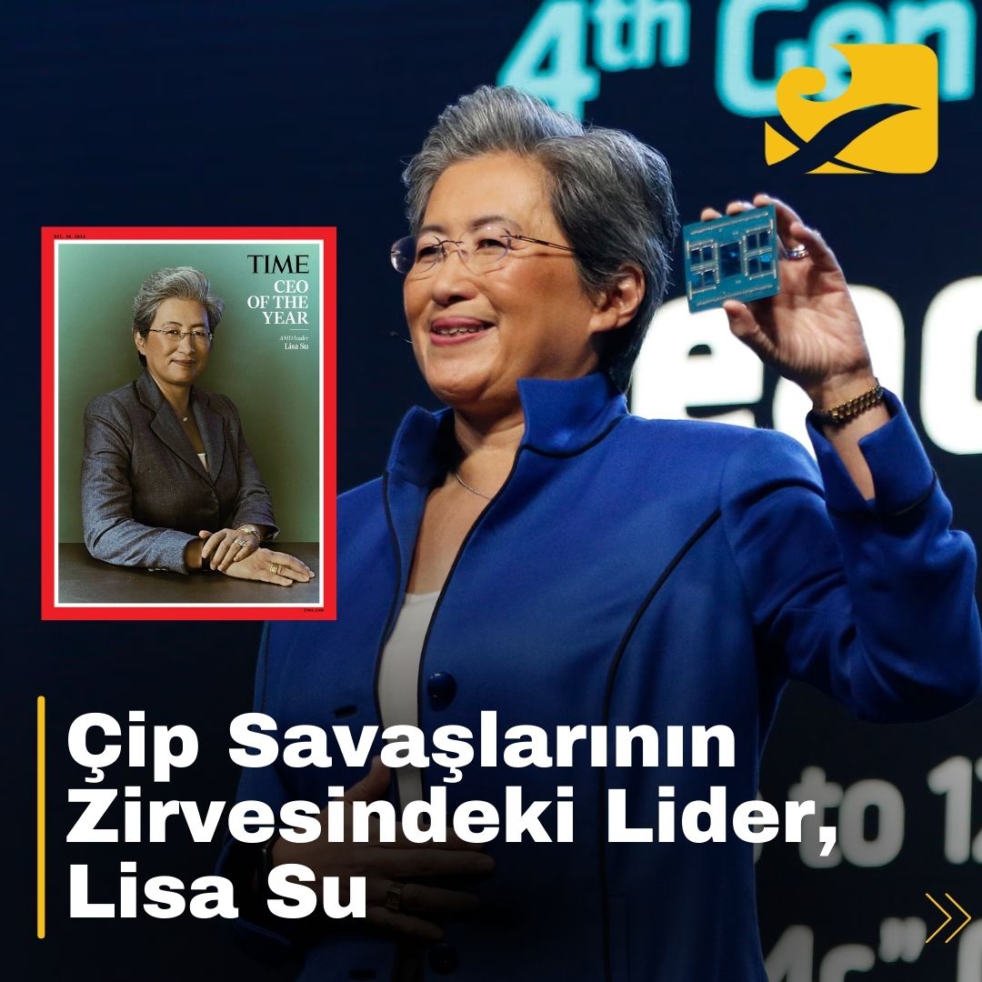 Lisa Su, TIME dergisinin Yılın CEO’su ödülünü kazandı ve çip endüstrisindeki başarısıyla teknoloji dünyasına damga vurdu.