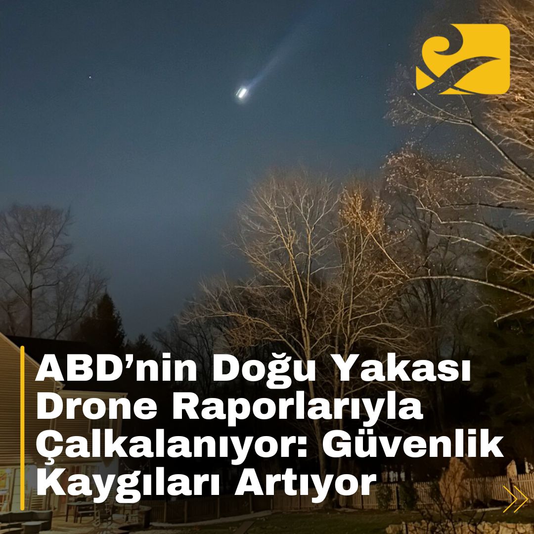 New Jersey ve çevresinde görülen gizemli dronelar halk arasında endişe yarattı.