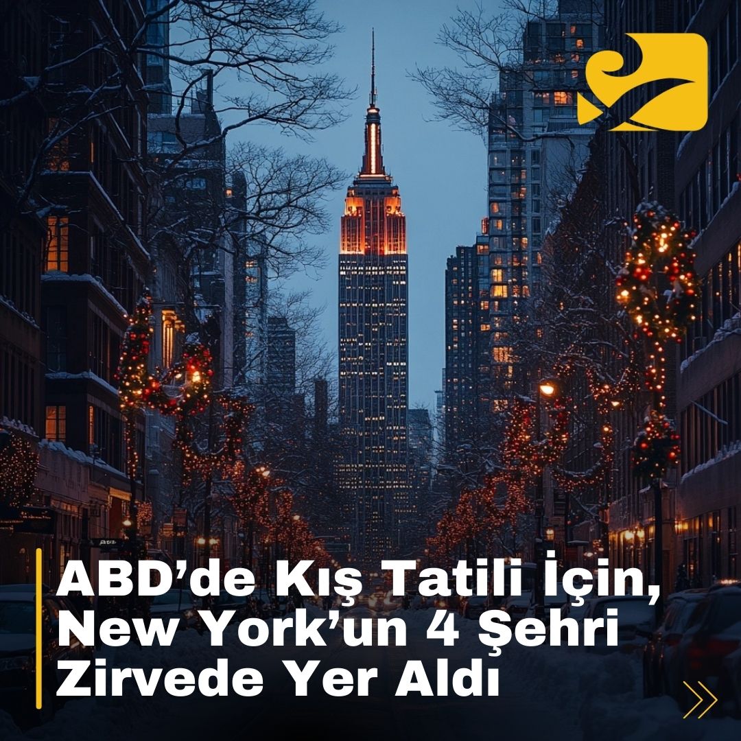 WalletHub’ın listesine göre, New York City ve üç şehir daha ABD’nin en iyi kış tatili destinasyonları arasında yer aldı.
