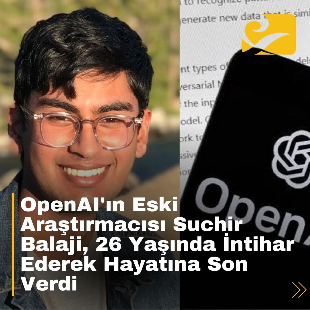 Eski OpenAI araştırmacısı Suchir Balaji, telif hakkı ihlalleri iddialarıyla gündeme gelmişti.