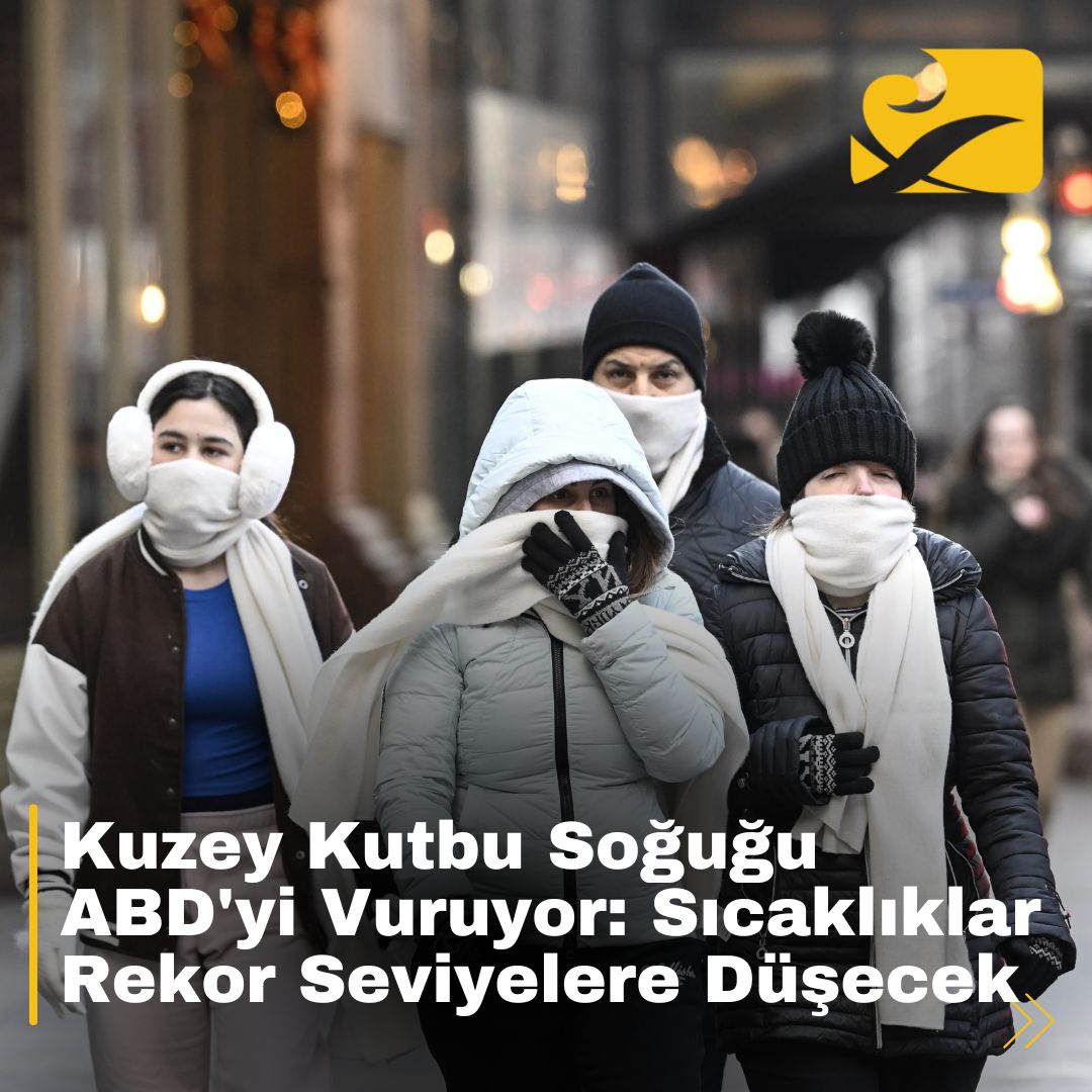 ABD, Kuzey Kutbu’ndan gelen dondurucu soğuk hava dalgasının etkisi altına giriyor.