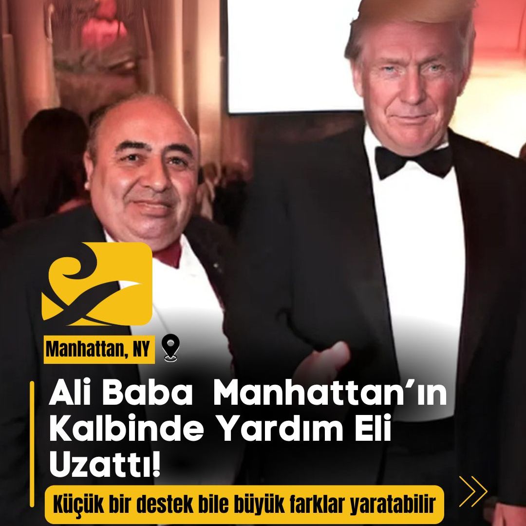 Ali Baba Mediterranean, Manhattan’da ihtiyaç sahiplerine sıcak yemek dağıtarak toplumsal dayanışmaya katkıda bulunuyor.