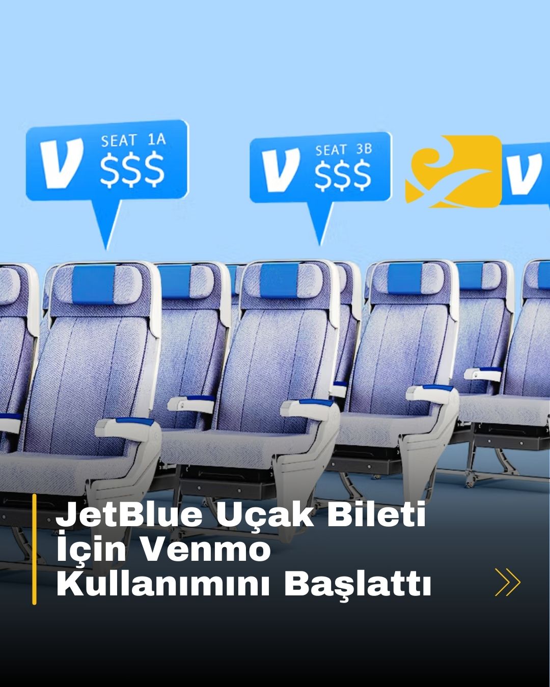 JetBlue, uçak bileti ödemelerinde Venmo entegrasyonunu başlatarak ödeme işlemlerini kolaylaştırıyor
