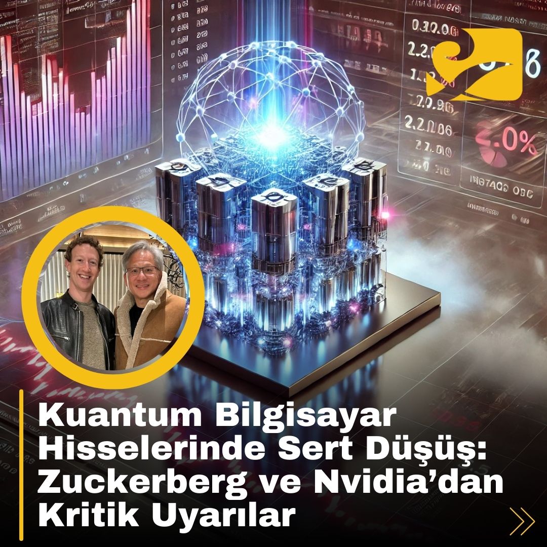 Zuckerberg ve Nvidia CEO’su, kuantum teknolojisinin hazır olmadığını belirtti. Hisseler sert değer kaybetti