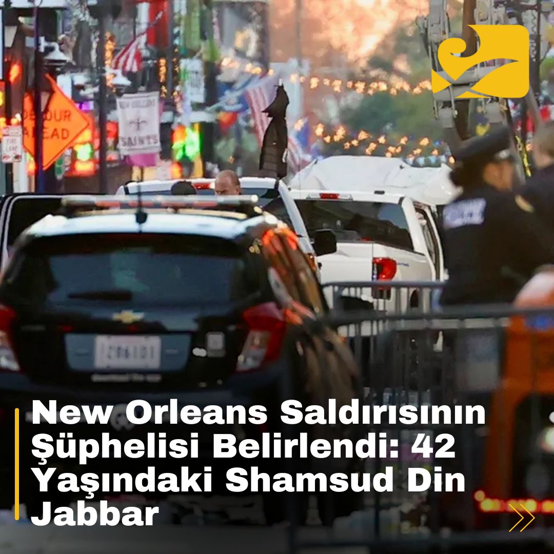 New Orleans Bourbon Street saldırganı Shamsud Din Jabbar olarak tanımlandı.