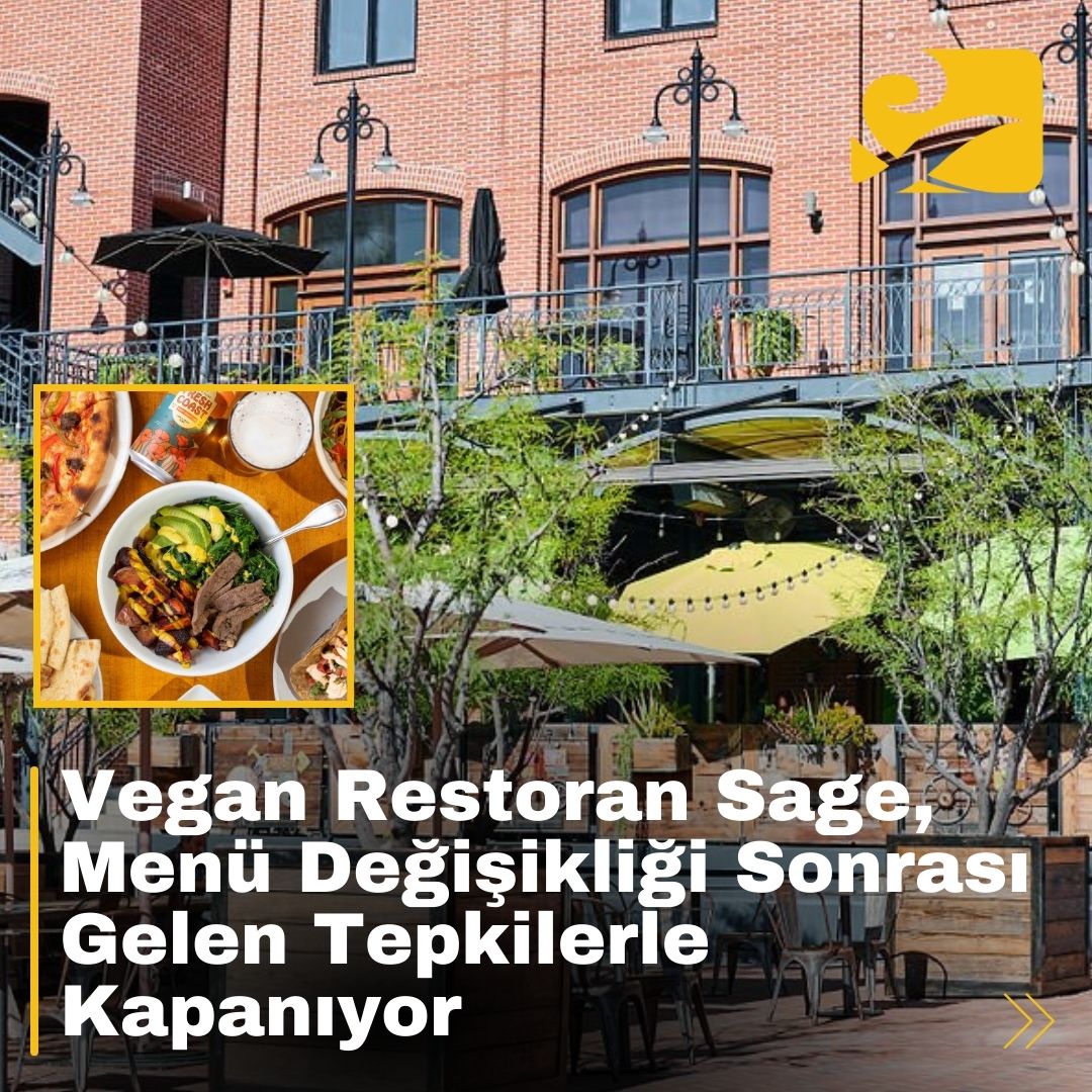 Vegan restoran Sage, menü değişikliği sonrası tepkilerle 14 yıllık hizmetine son veriyor.