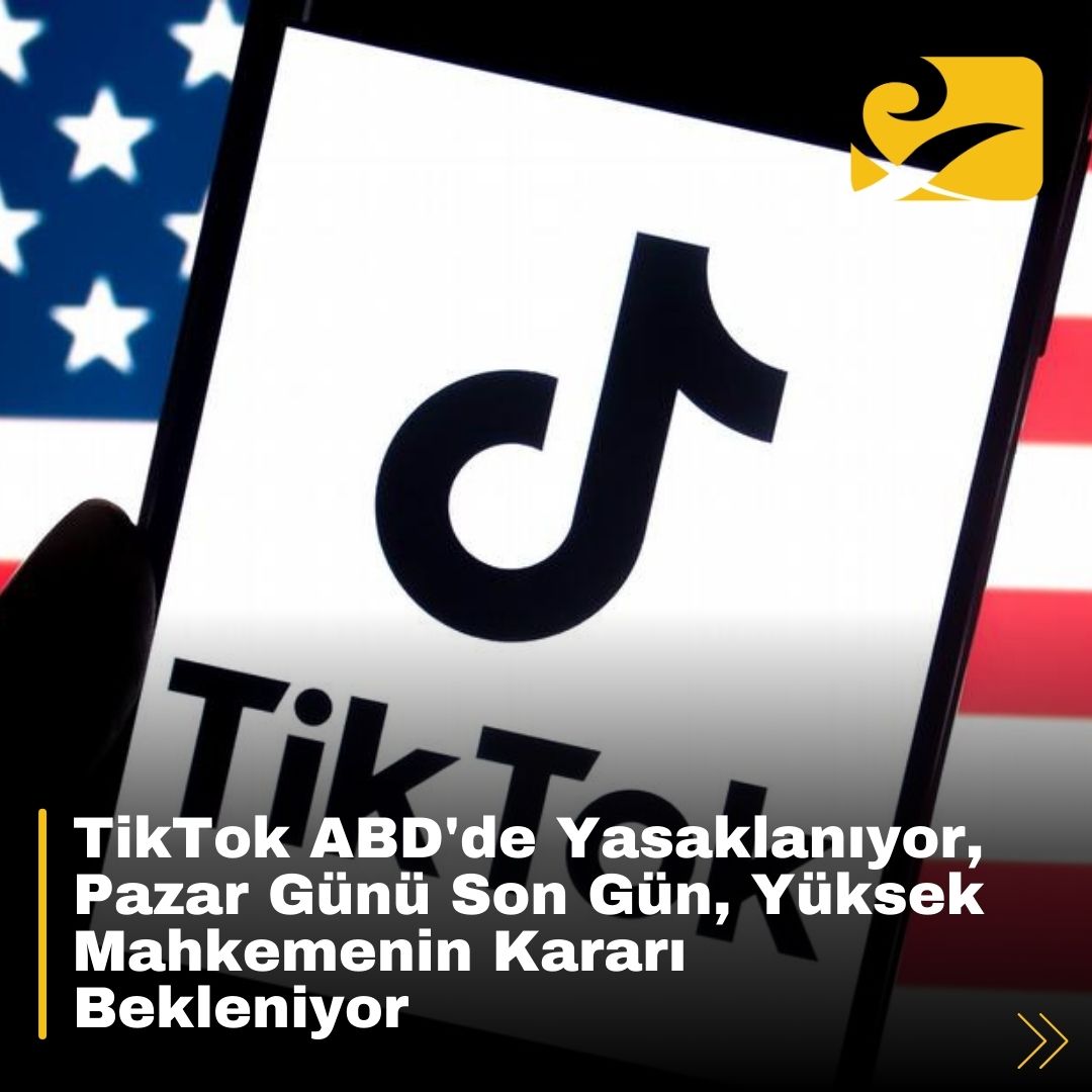 TikTok, Pazar günü ABD’de kapatılacak. Kullanıcılar, yasağa dair bilgilendirme mesajıyla karşılaşacak