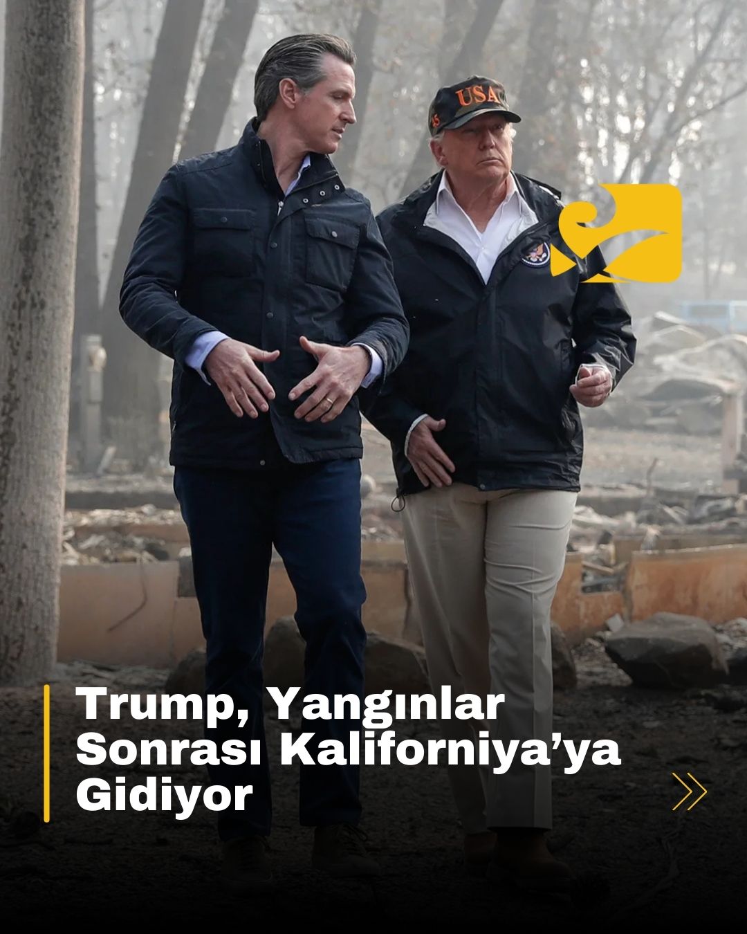 Başkan seçilen Donald Trump, yangınlardan etkilenen California’yı ziyaret etmeye hazırlanıyor