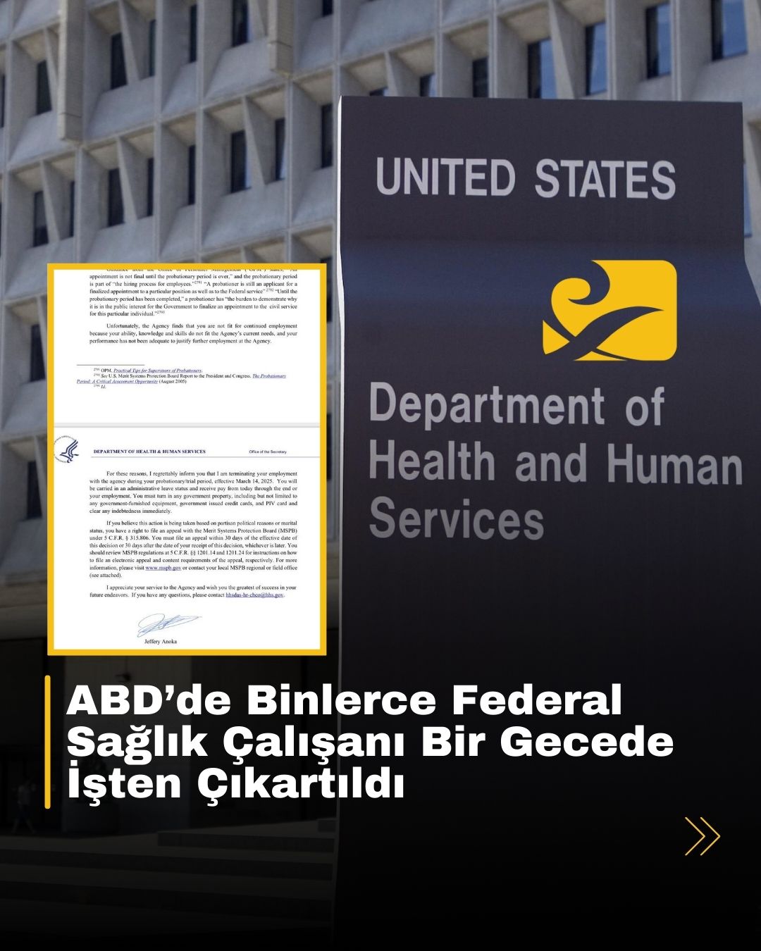 Trump yönetimi, federal sağlık çalışanlarını işten çıkararak sağlık sisteminde büyük bir değişime gidiyor