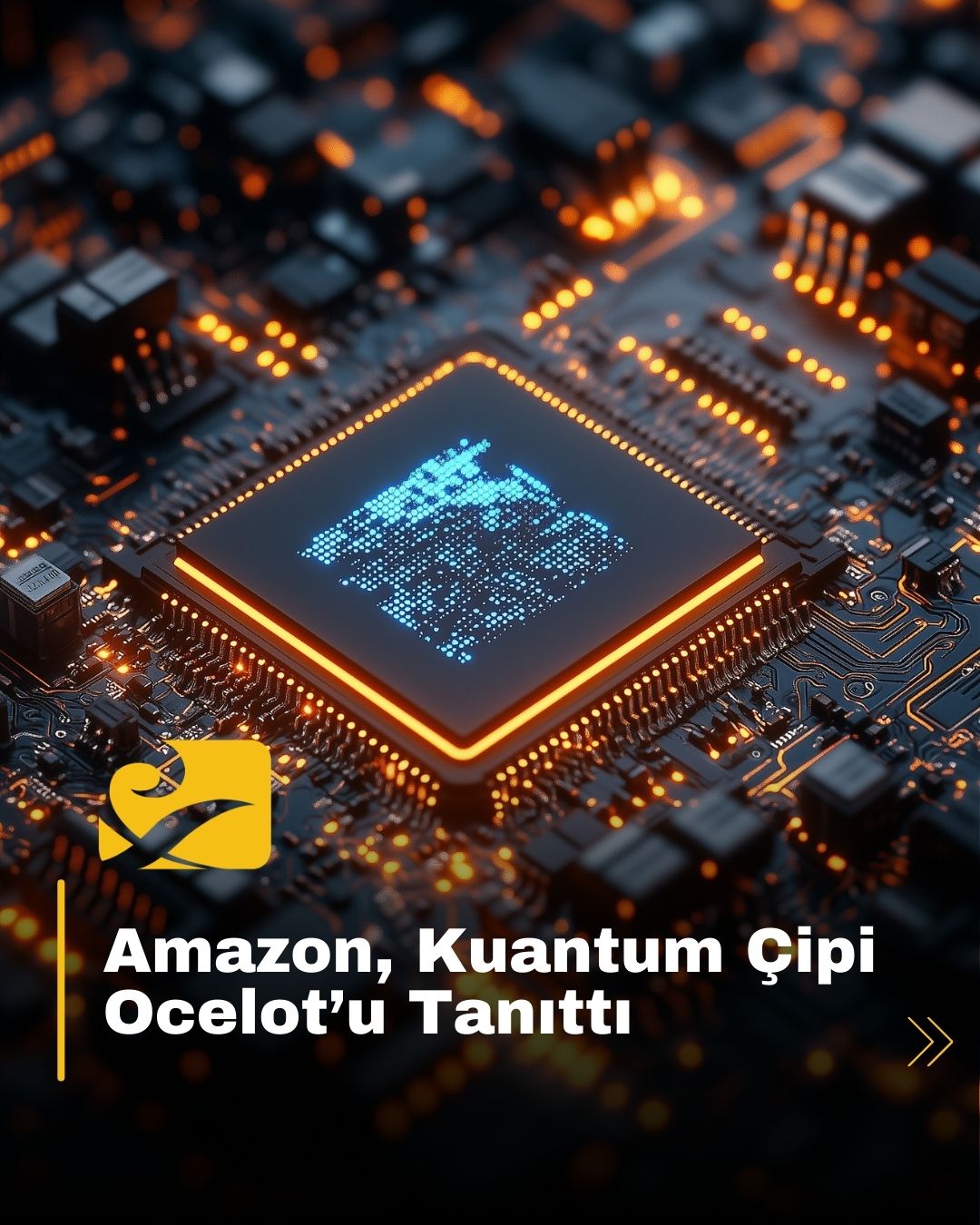 Amazon, kuantum bilişimde çığır açabilecek Ocelot çipini tanıttı