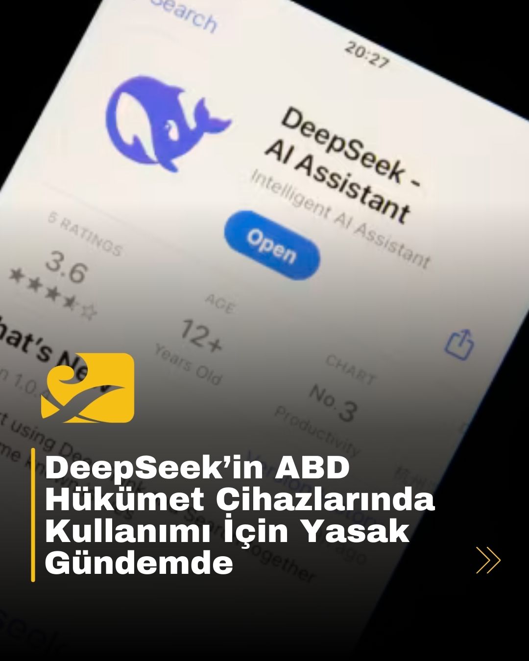 ABD, Çin merkezli yapay zekâ modeli DeepSeek’i ulusal güvenlik gerekçesiyle yasaklamaya hazırlanıyor