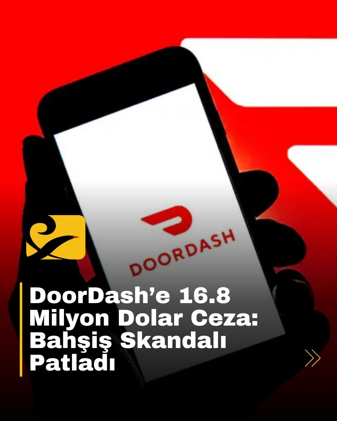 DoorDash, çalışan bahşişlerini usulsüz kullanarak 16.8 milyon dolar ceza aldı
