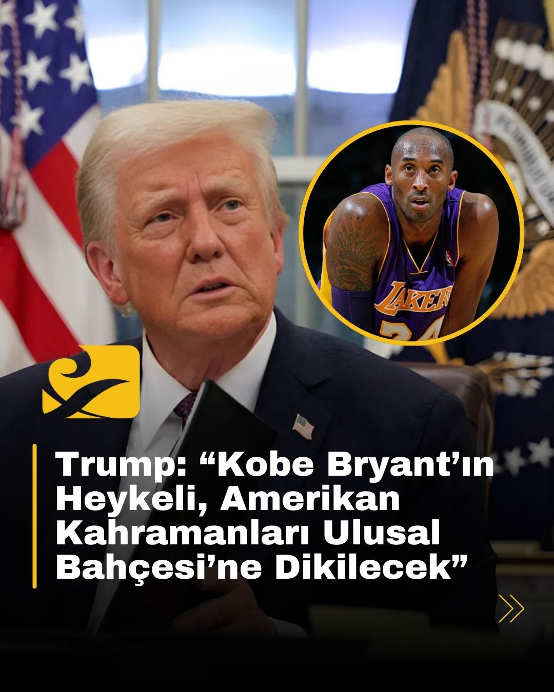 Kobe Bryant’ın heykeli, Amerikan Kahramanları Ulusal Bahçesi’nde ölümsüzleşecek