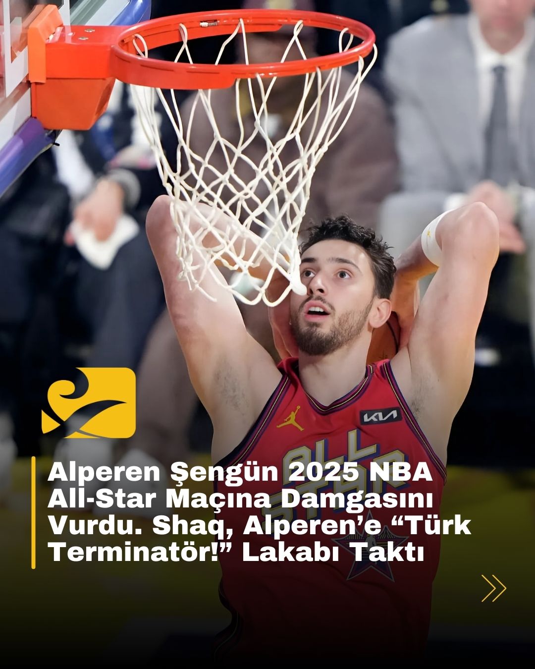 2025 NBA All-Star maçında Shaquille O’Neal, Alperen Şengün’e "Türk Terminatör" lakabını verdi