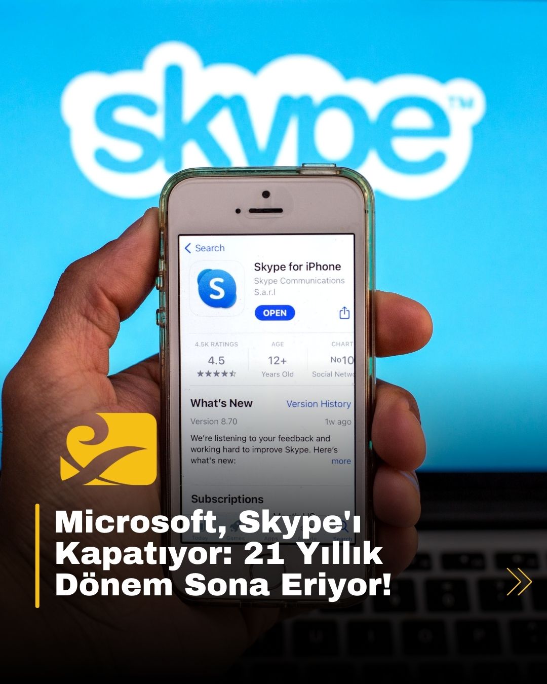 Microsoft, Skype’ı kapatma kararı aldı ve kullanıcıları Microsoft Teams’e yönlendiriyor