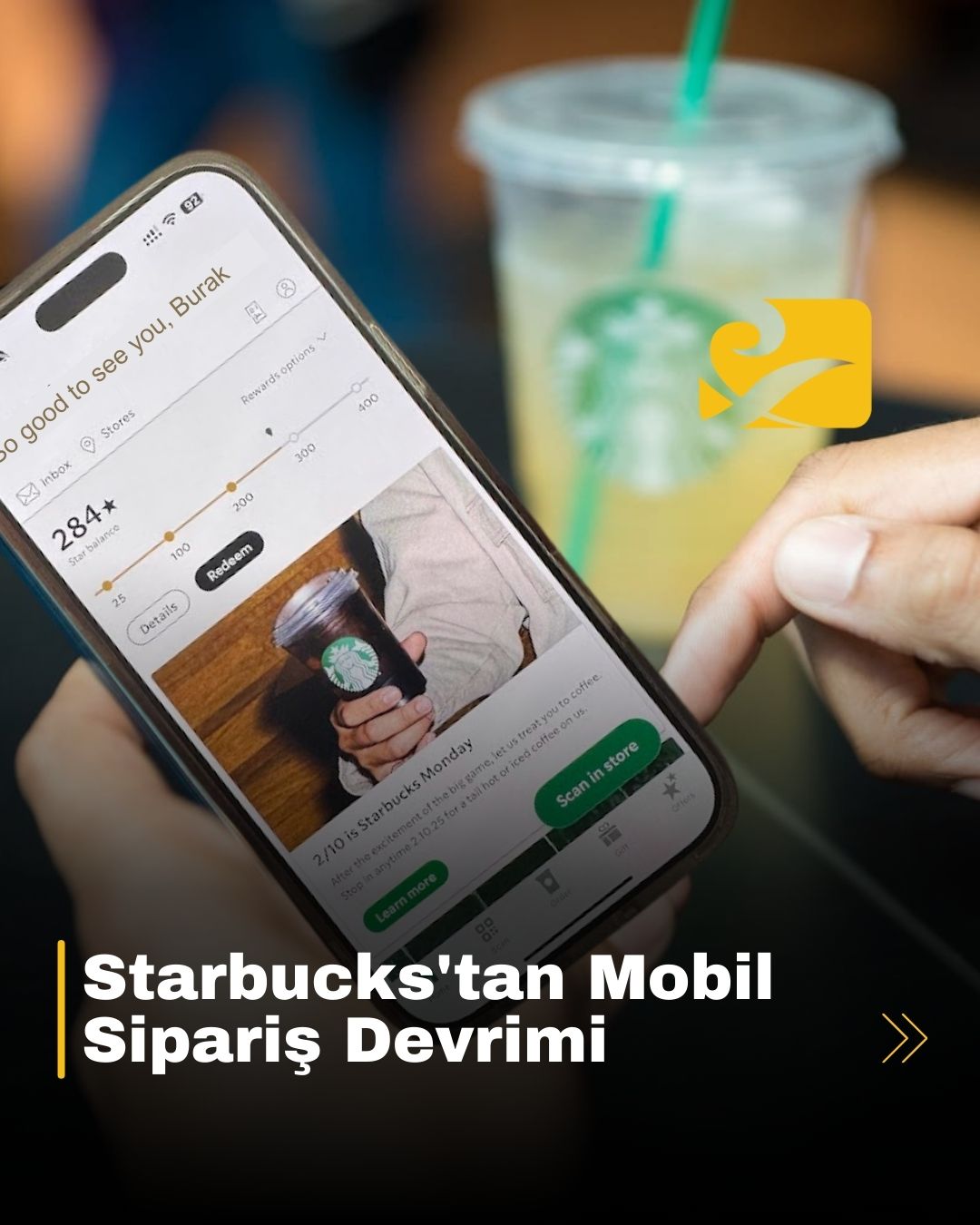 Starbucks, mobil siparişlerde 12 ürün sınırı getirerek müşteri deneyimini iyileştirmeyi hedefliyor