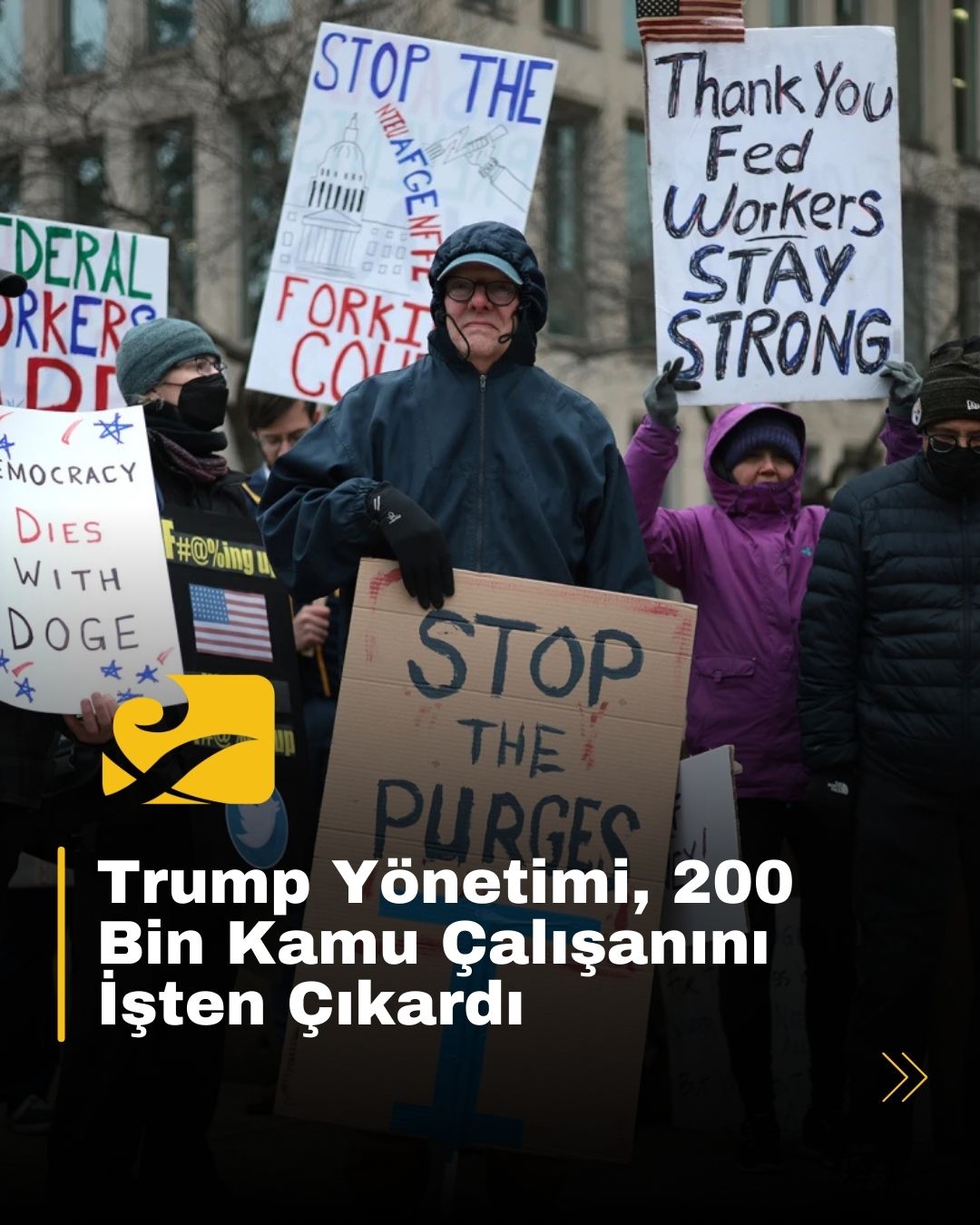 Trump yönetimi, federal hükümeti küçültme hamlesiyle 200 bin çalışanı işten çıkardı.