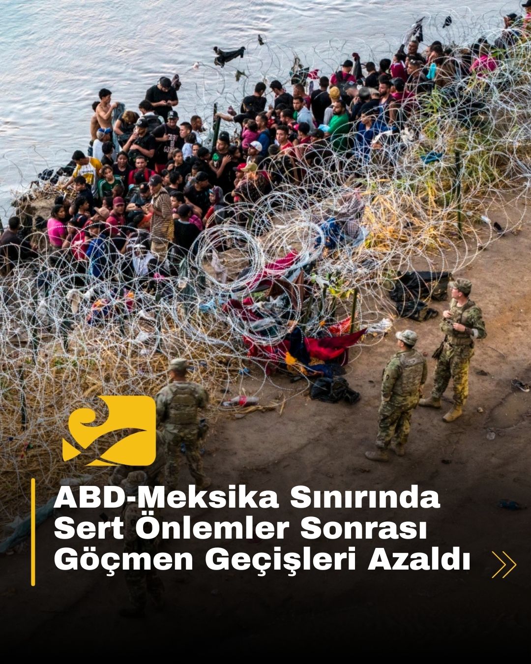 Trump’ın sert sınır politikaları sonrası ABD-Meksika sınırında yasa dışı göçmen geçişleri rekor seviyede azaldı