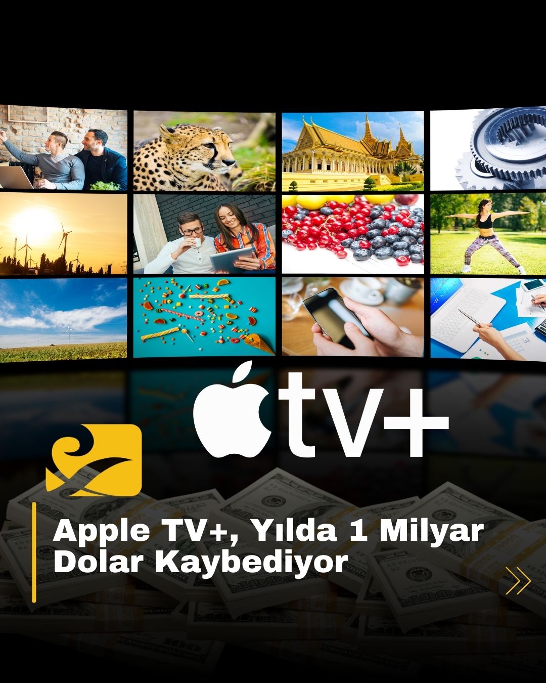 Apple TV+, düşük pazar payı nedeniyle yılda 1 milyar dolardan fazla zarar ediyor