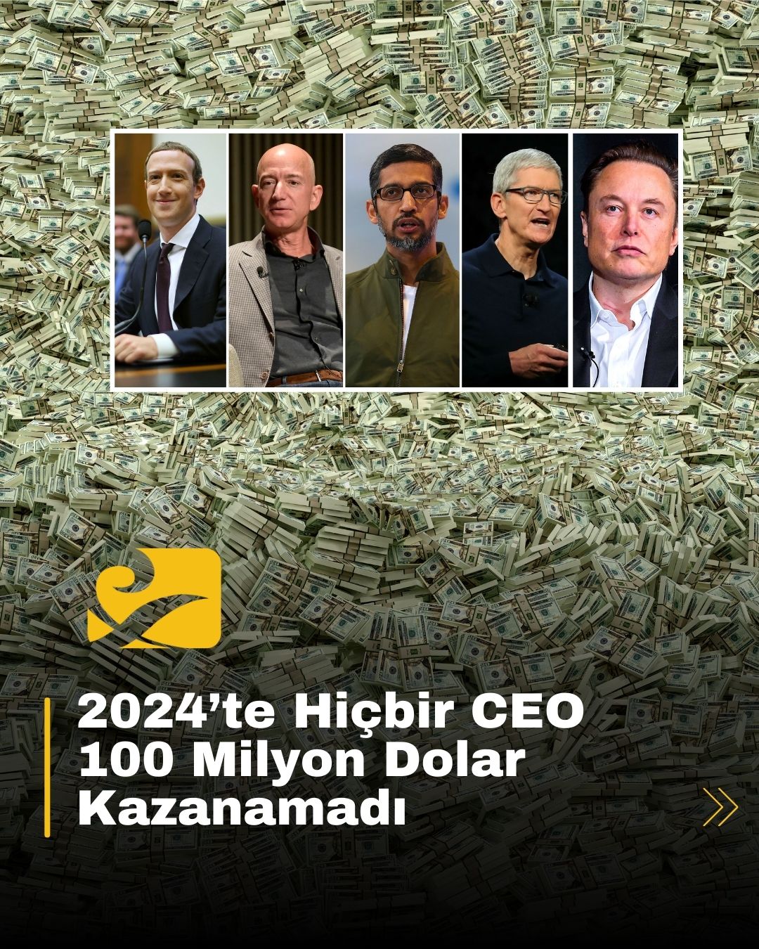 2024’te hiçbir CEO 100 milyon dolar kazanmadı. “Moonshot” maaşlar yerini daha sürdürülebilir performans odaklı sistemlere bırakıyor