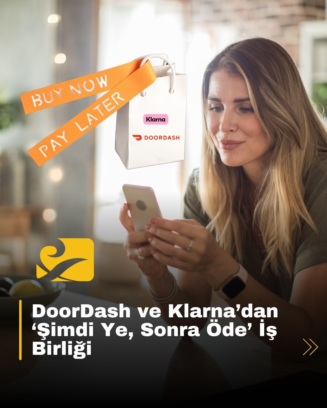 DoorDash ve Klarna, yemek siparişlerinde taksitli ödeme modelini kullanıma sundu