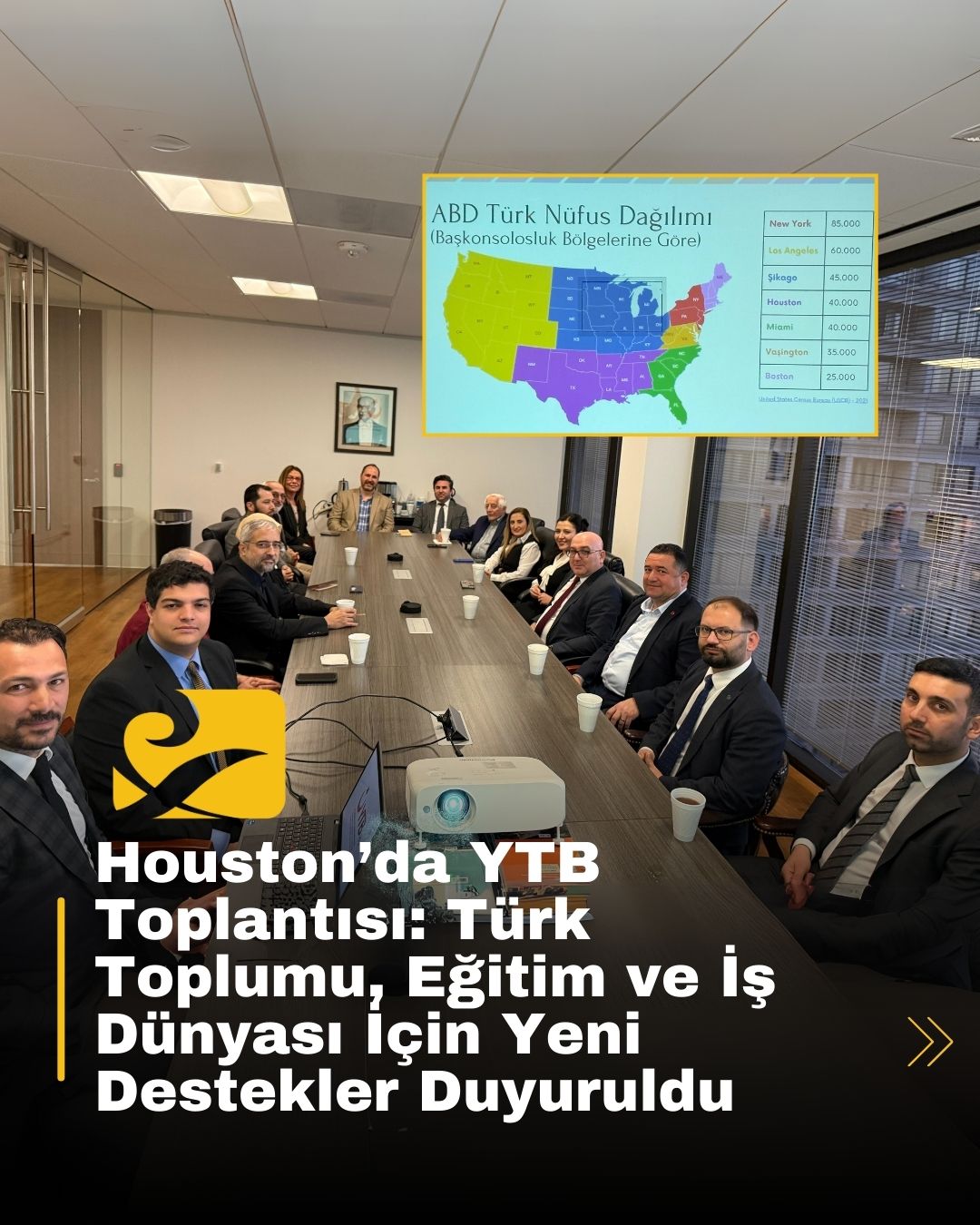 Houston’daki YTB toplantısında Türk toplumuna yönelik yeni destek programları tanıtıldı