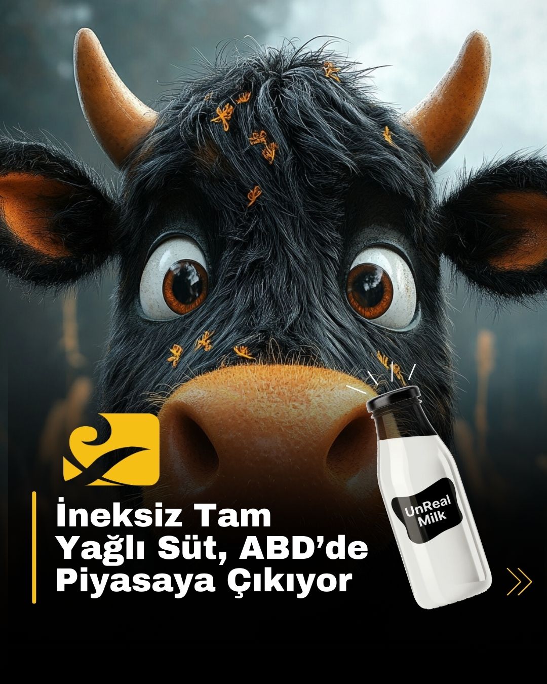 ABD’de geliştirilen UnReal Milk, gerçek süte birebir benzeyen laboratuvar üretimi bir süt olarak tanıtıldı