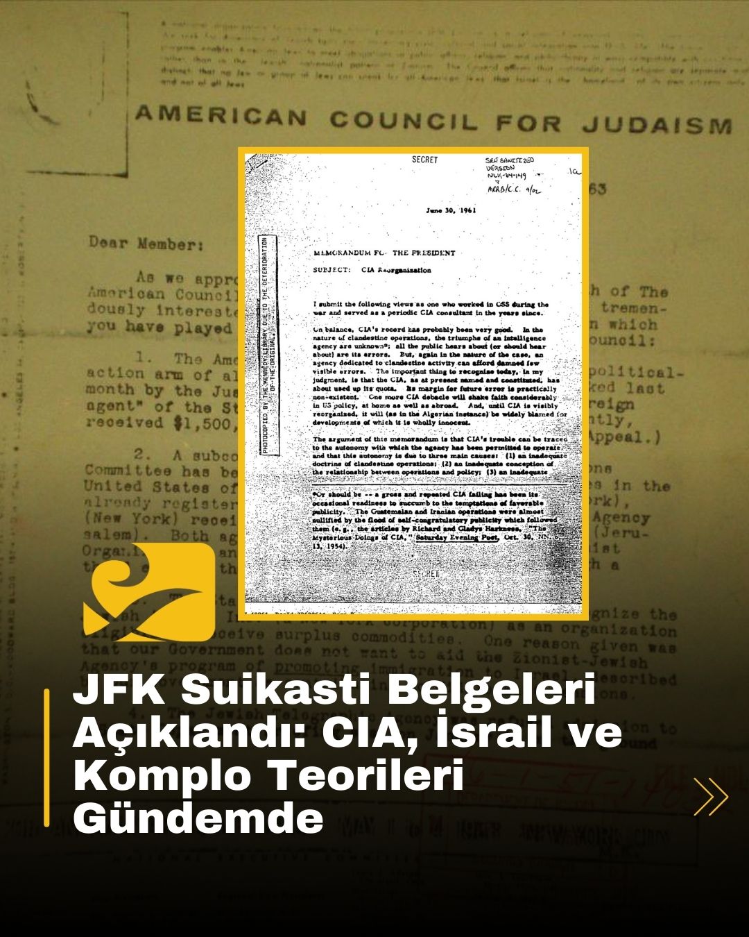 Açıklanan JFK suikasti belgeleri, CIA ve İsrail bağlantıları hakkındaki tartışmaları yeniden gündeme getirdi