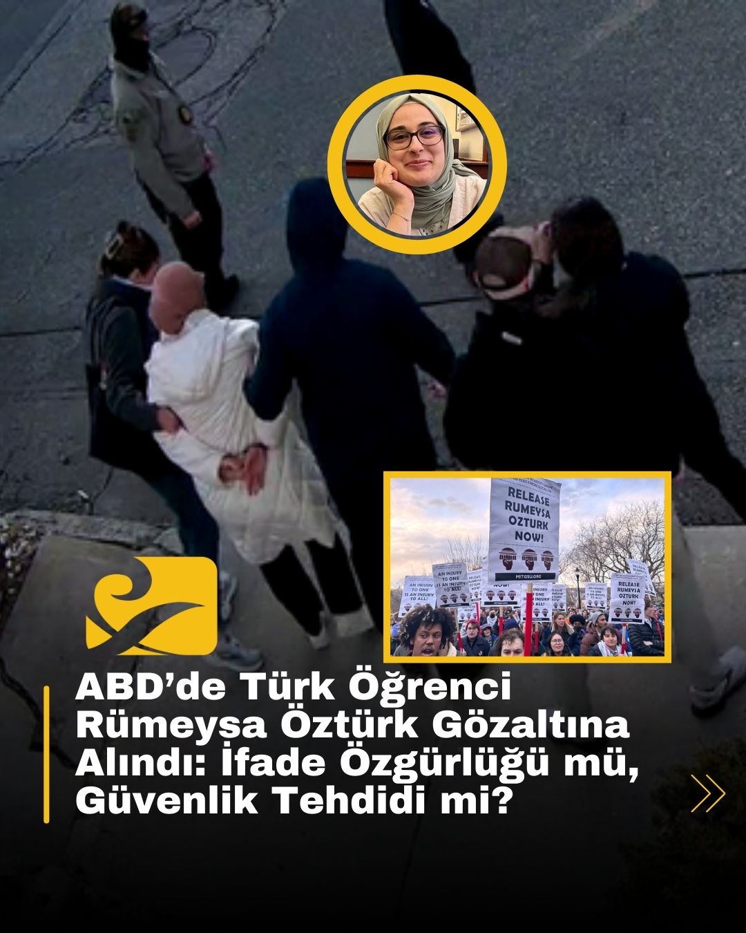 Rümeysa Öztürk'ün gözaltına alınmasının ardından T.C. Washington Büyükelçiliği’nden resmi açıklama yapıldı. Konsolosluk ve hukuki destek süreci başlatıldı.