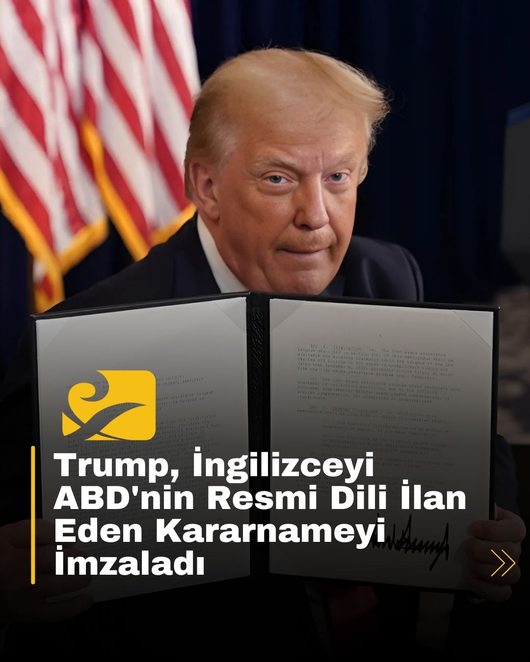Trump, İngilizceyi ABD’nin resmi dili ilan eden başkanlık kararnamesini imzaladı