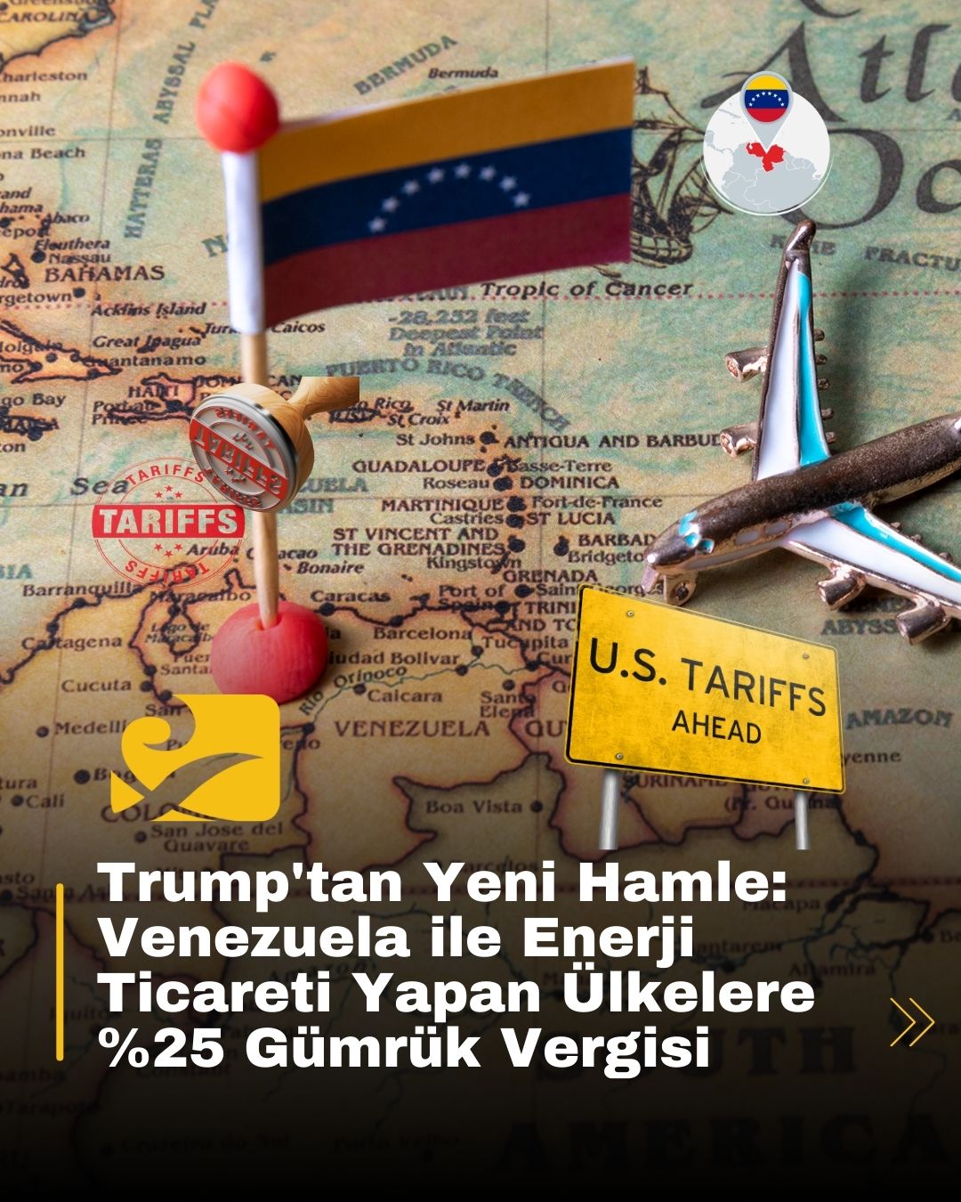 Trump yönetimi, Venezuela ile enerji ticareti yapan ülkelere %25 gümrük vergisi getirme kararı aldı. Karar, 2 Nisan’da yürürlüğe giriyor