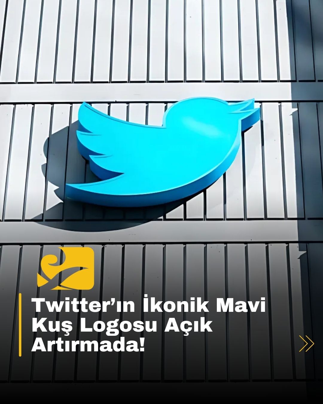 Twitter’ın unutulmaz mavi kuş logosu açık artırmaya çıktı! 250 KG’lık dev sembol, koleksiyoncuların ilgisini çekiyor