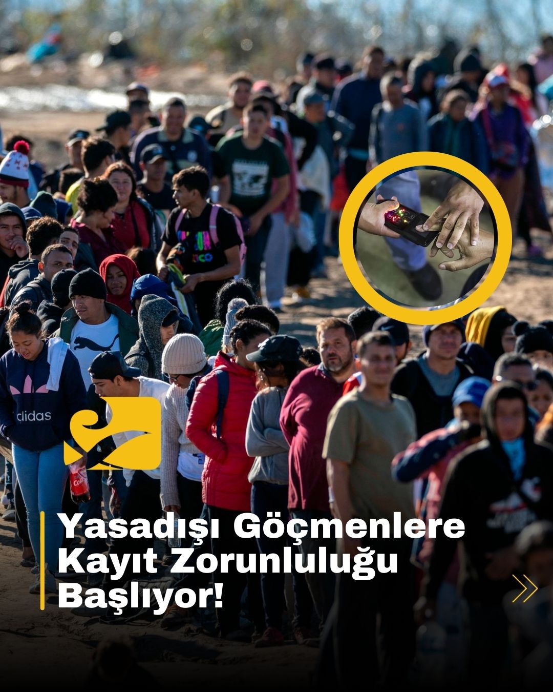 Trump yönetimi, belgesiz göçmenlere yönelik kayıt sistemini yeniden başlatıyor