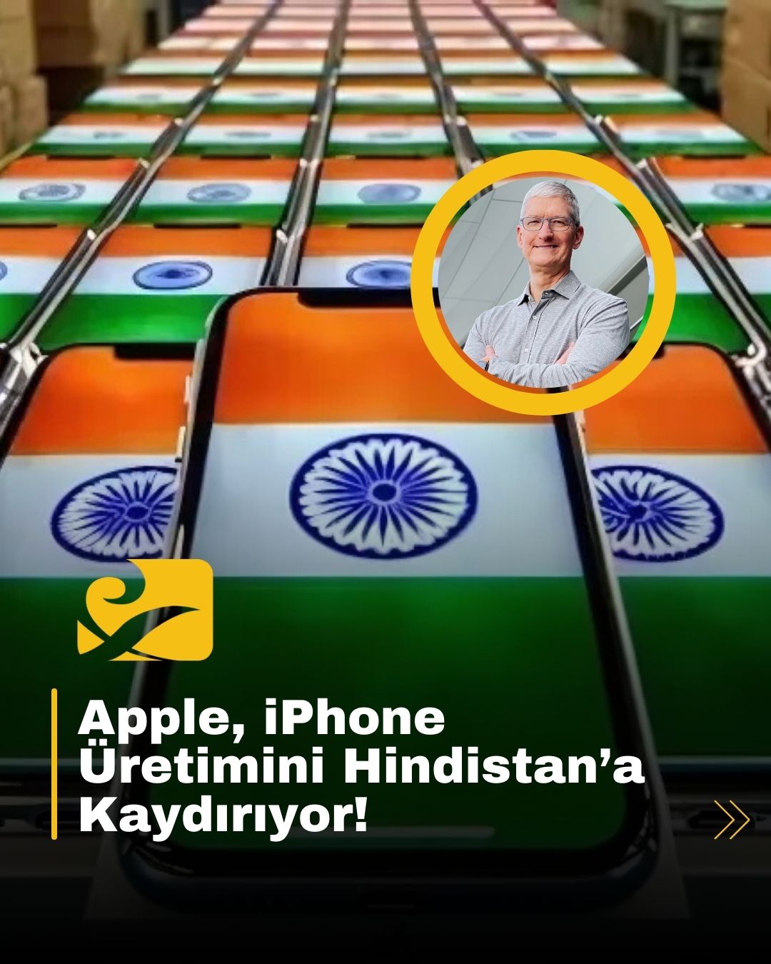 Apple, iPhone üretimini Hindistan’a kaydırarak tedarik zincirinde büyük değişiklik yapıyor