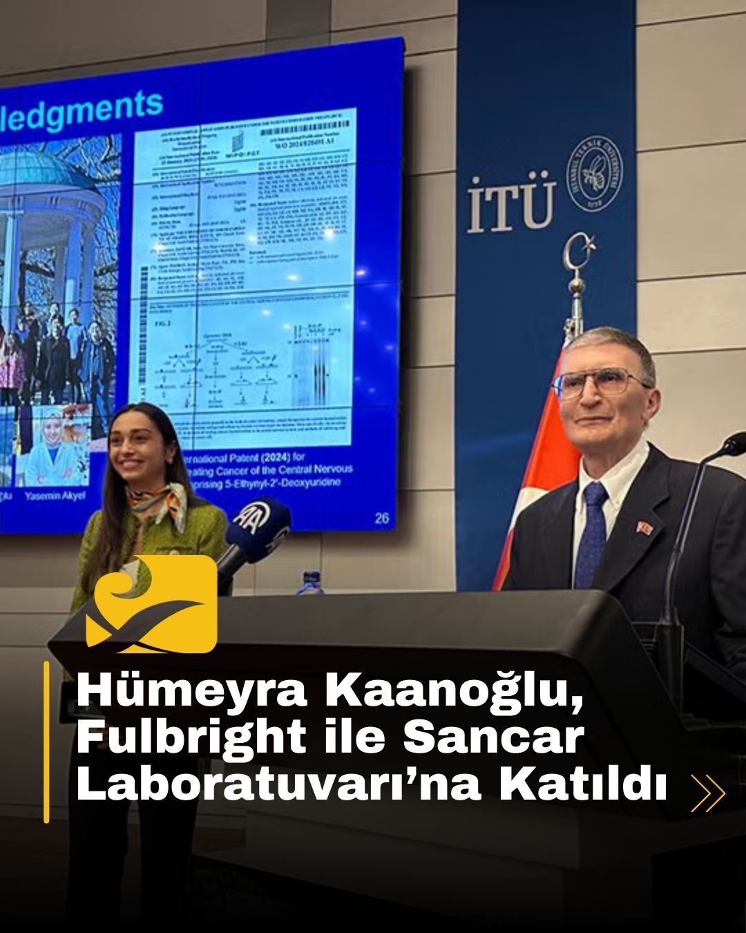 Fulbright bursuyla Aziz Sancar’ın laboratuvarına katılan Türk bilim insanı Hümeyra Kaanoğlu