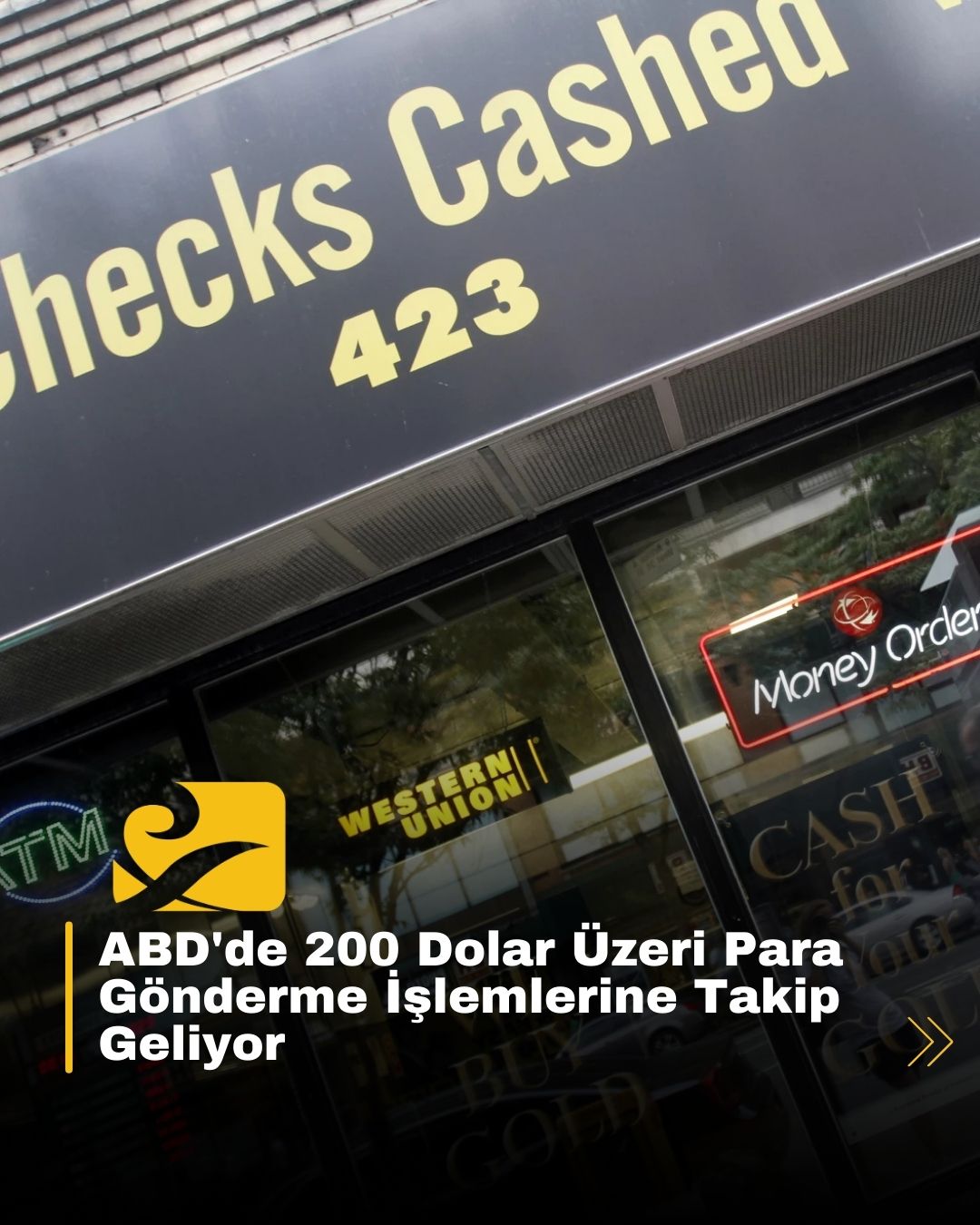 ABD’nin sınır bölgelerinde 200 dolar üzeri para transferleri artık kimliksiz yapılamayacak