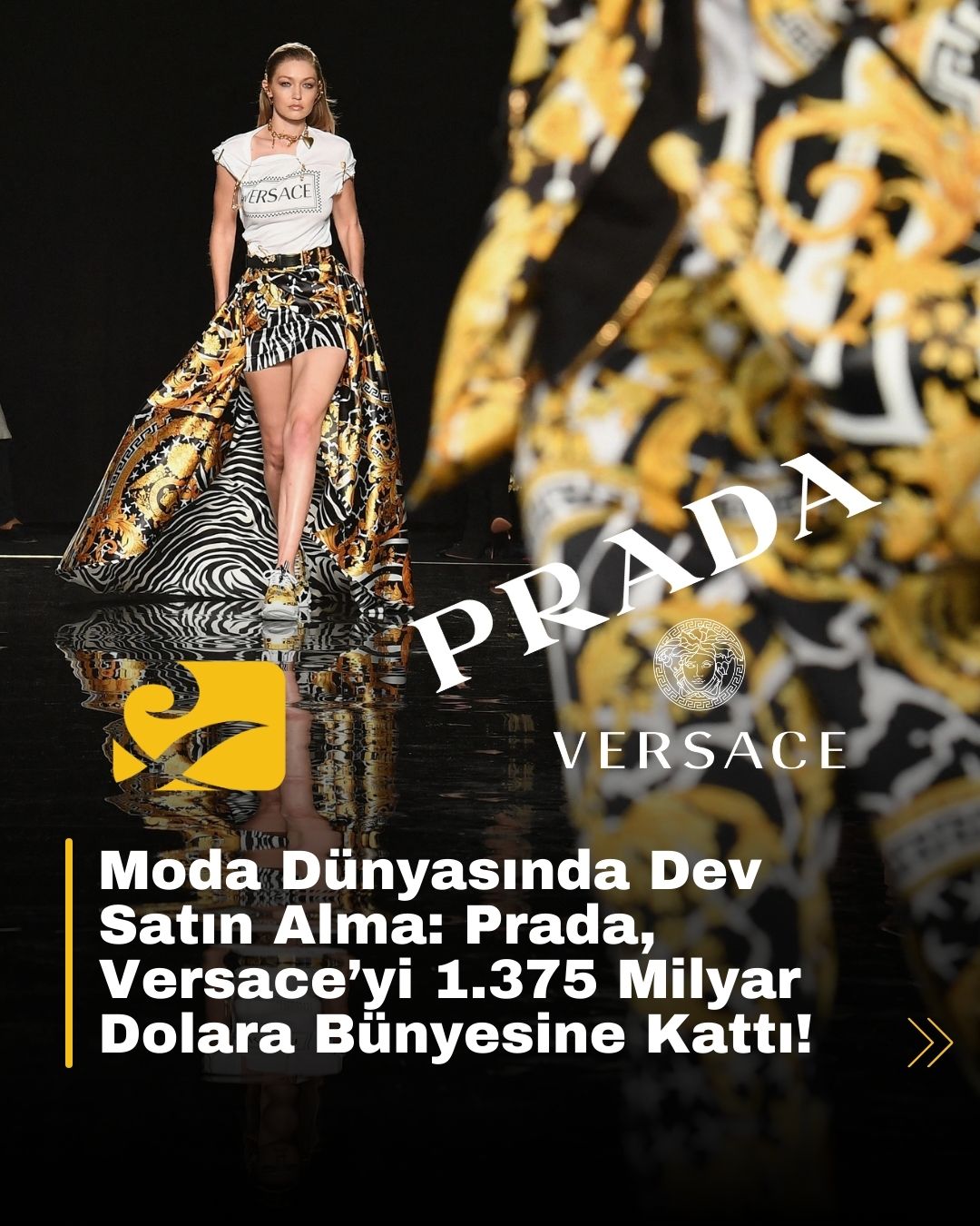 Prada, Versace’yi satın alarak İtalyan modasında tarihi bir güç birliği gerçekleştirdi