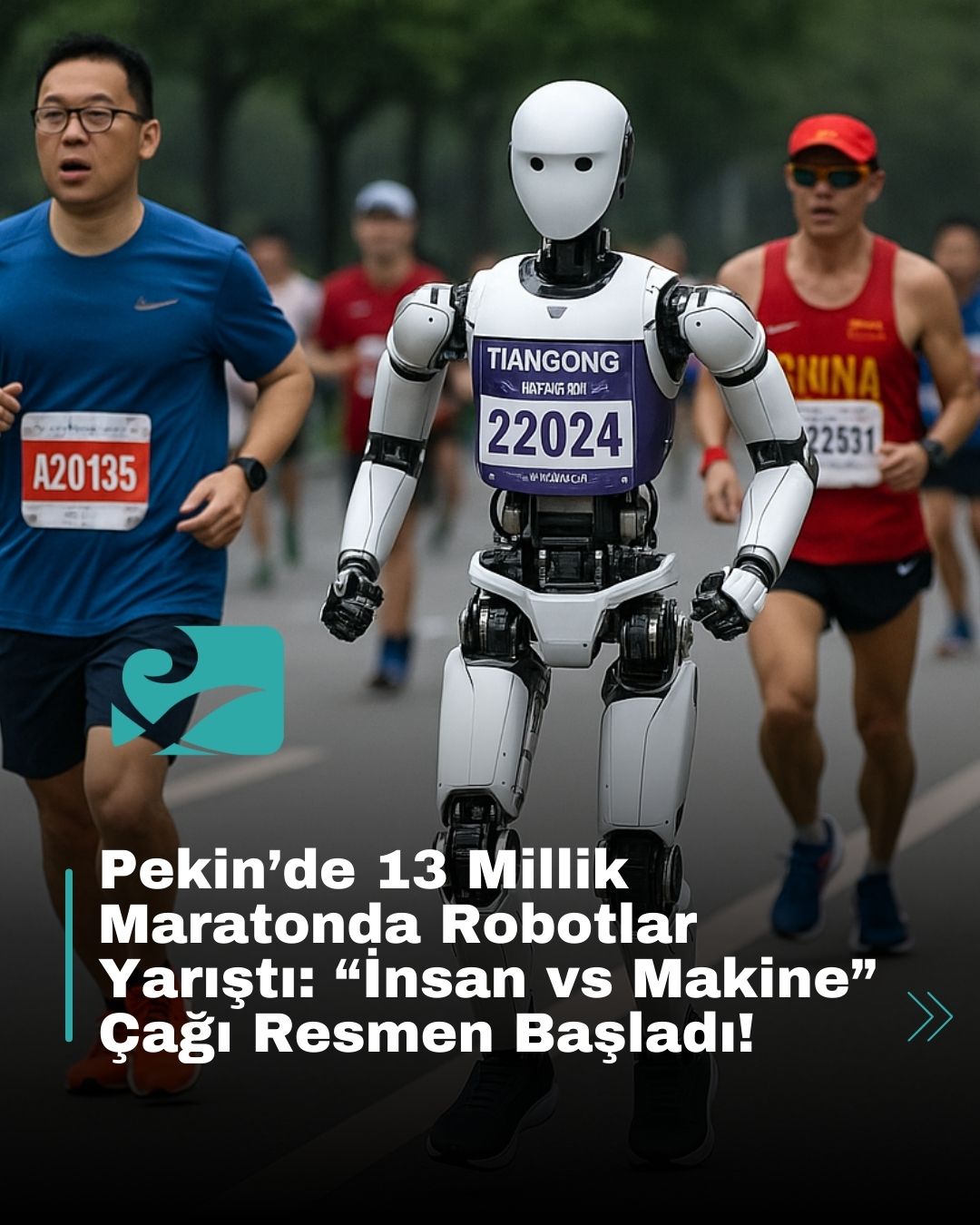 Çin’de düzenlenen yarı maratonda 21 robot yarıştı. Kazanan Tiangong Ultra, insanlarla fiziksel rekabette yeni bir sayfa açtı