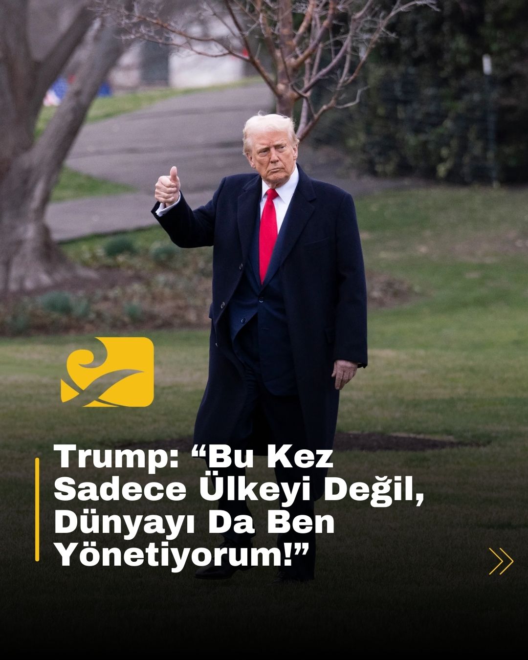 Trump, The Atlantic’e verdiği röportajda dünya liderliğine dair iddialı açıklamalarda bulundu