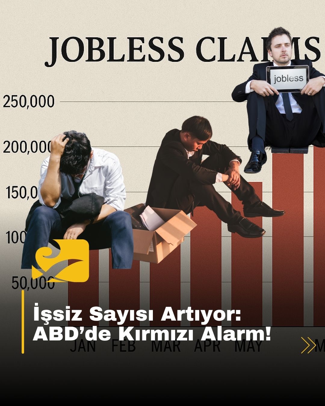 ABD'de işsizlik başvuruları son haftada 240.000’e yükseldi, 2021’den bu yana en yüksek seviye kaydedildi