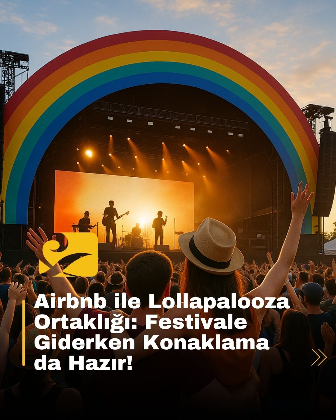 Airbnb, Lollapalooza ile iş birliği yaparak sahne arkası turları, fotoğrafçılık atölyeleri ve özel lounge alanları sunuyor