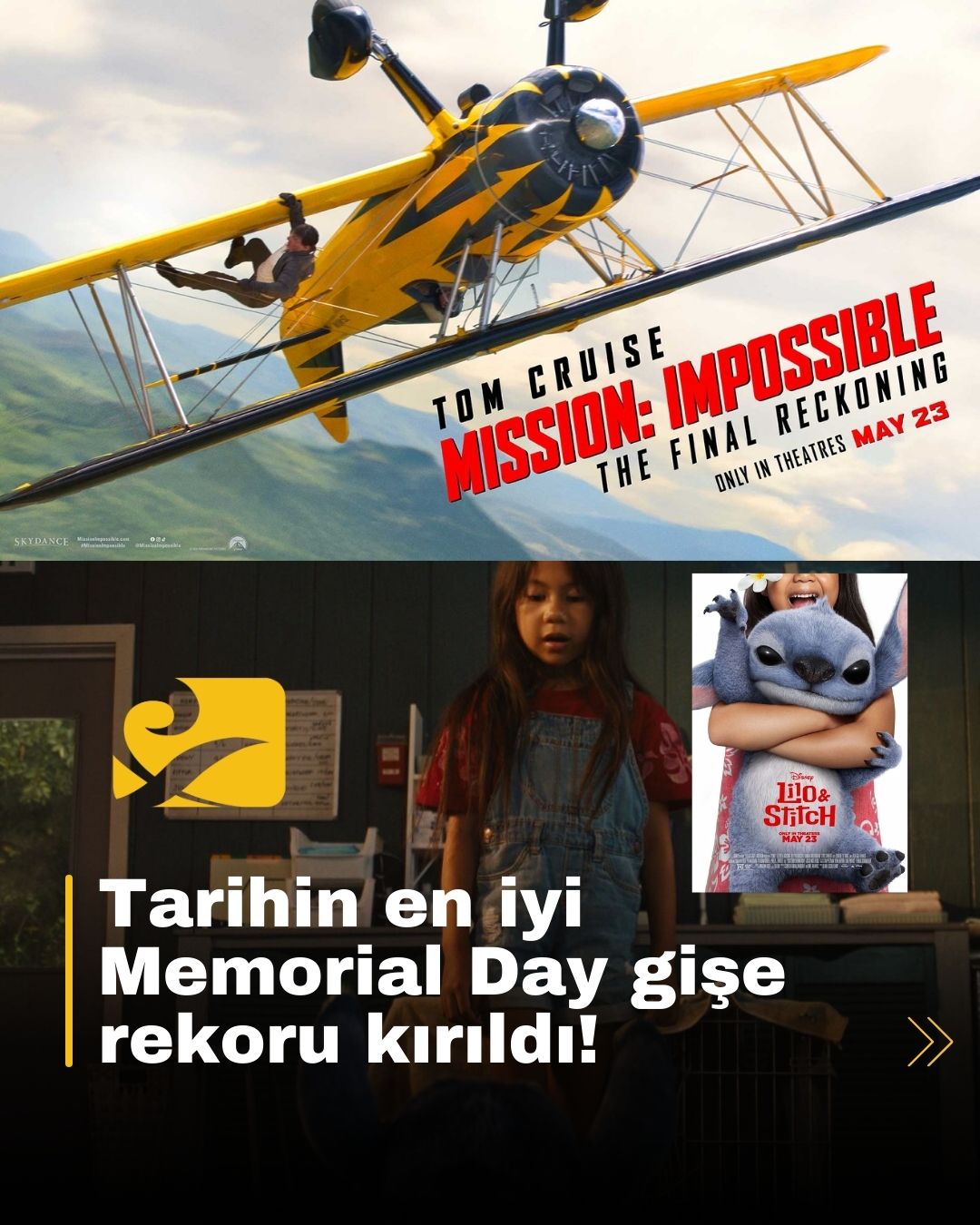 Memorial Day 2025’te Gişe Patladı: 325 Milyon Dolarla Tüm Zamanların Rekoru Kırıldı!