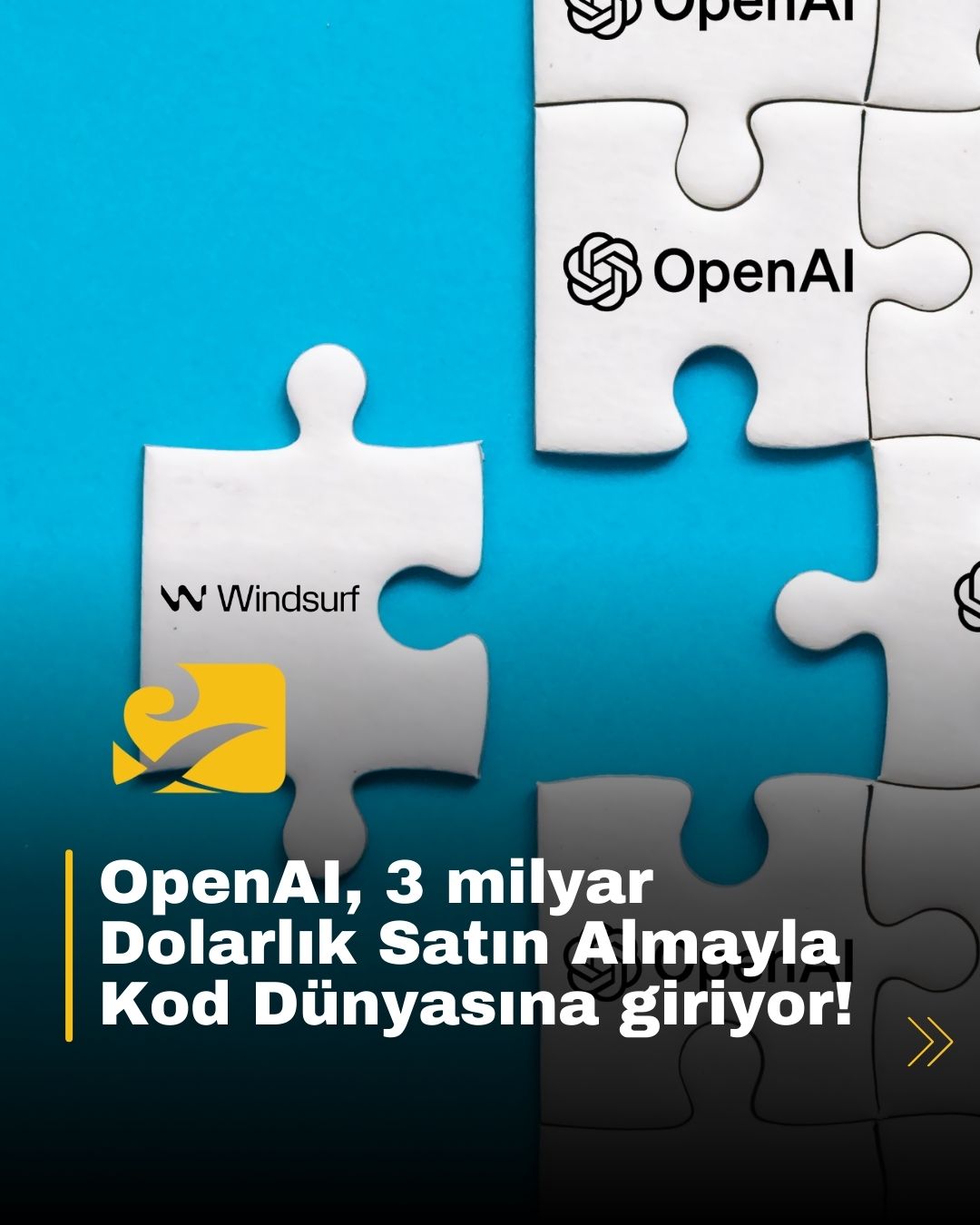 OpenAI, Windsurf satın alımıyla yazılımcılara özel yapay zekâ araçlarını güçlendiriyor