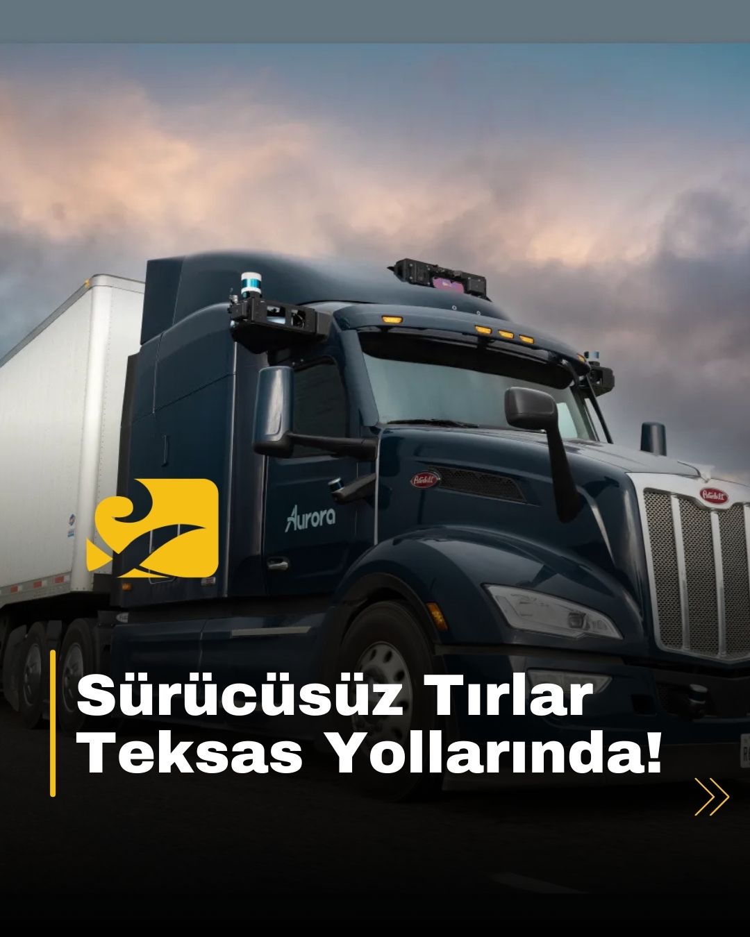 Aurora, Houston–Dallas arasında sürücüsüz tır testlerine başladı. ABD taşımacılık sektörü dönüşümde