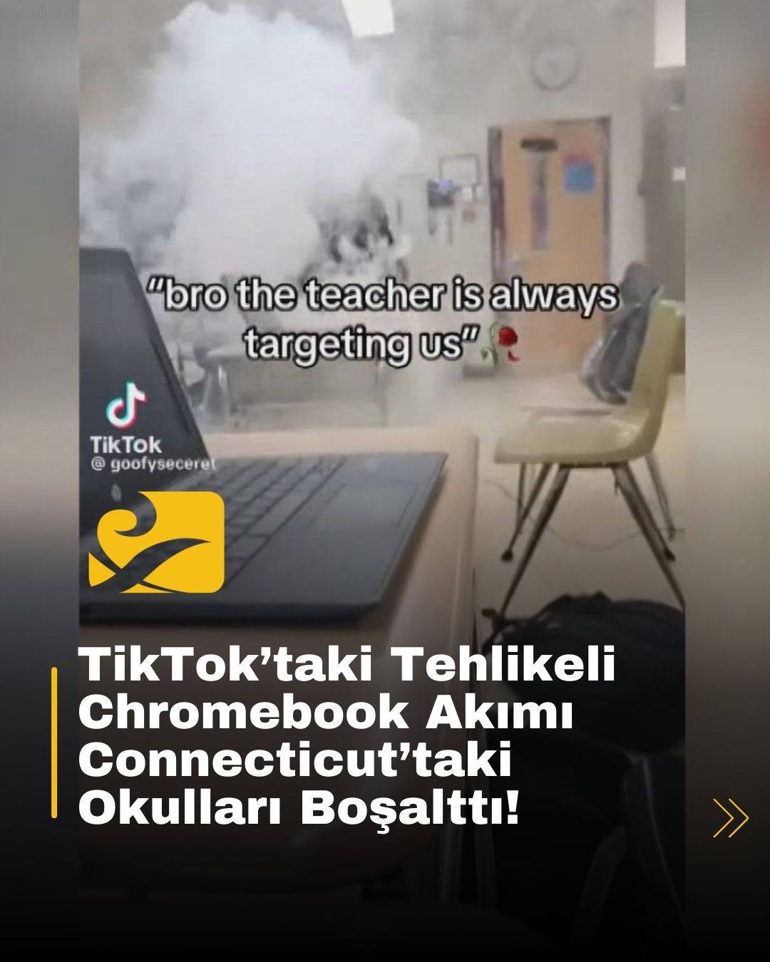 Connecticut’taki öğrenciler TikTok akımı yüzünden Chromebook’ları bilerek yakıyor; bazı okullar tahliye edildi.
