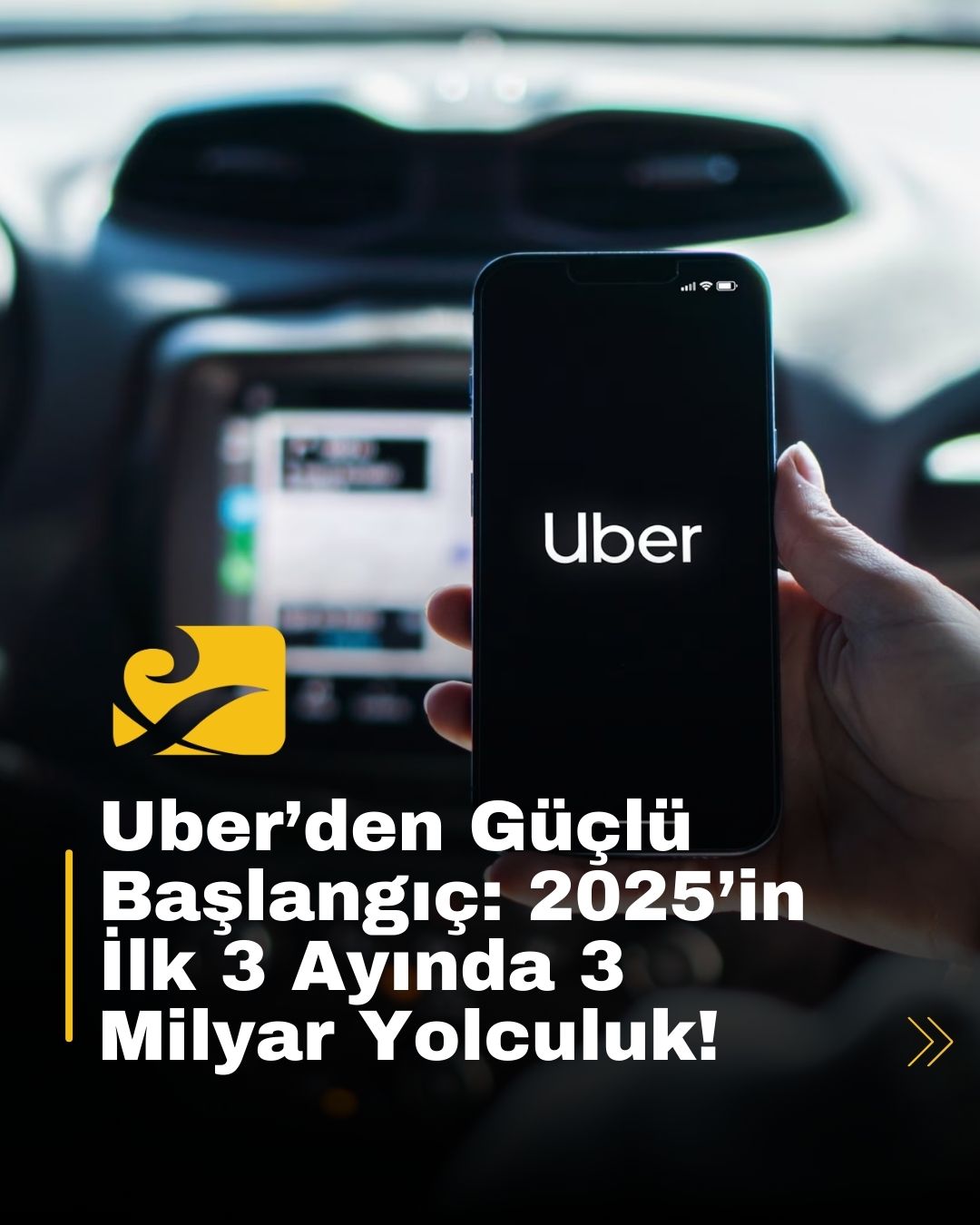 Uber 2025’in ilk çeyreğinde 3 milyar yolculuk ve %14 gelir artışı açıkladı