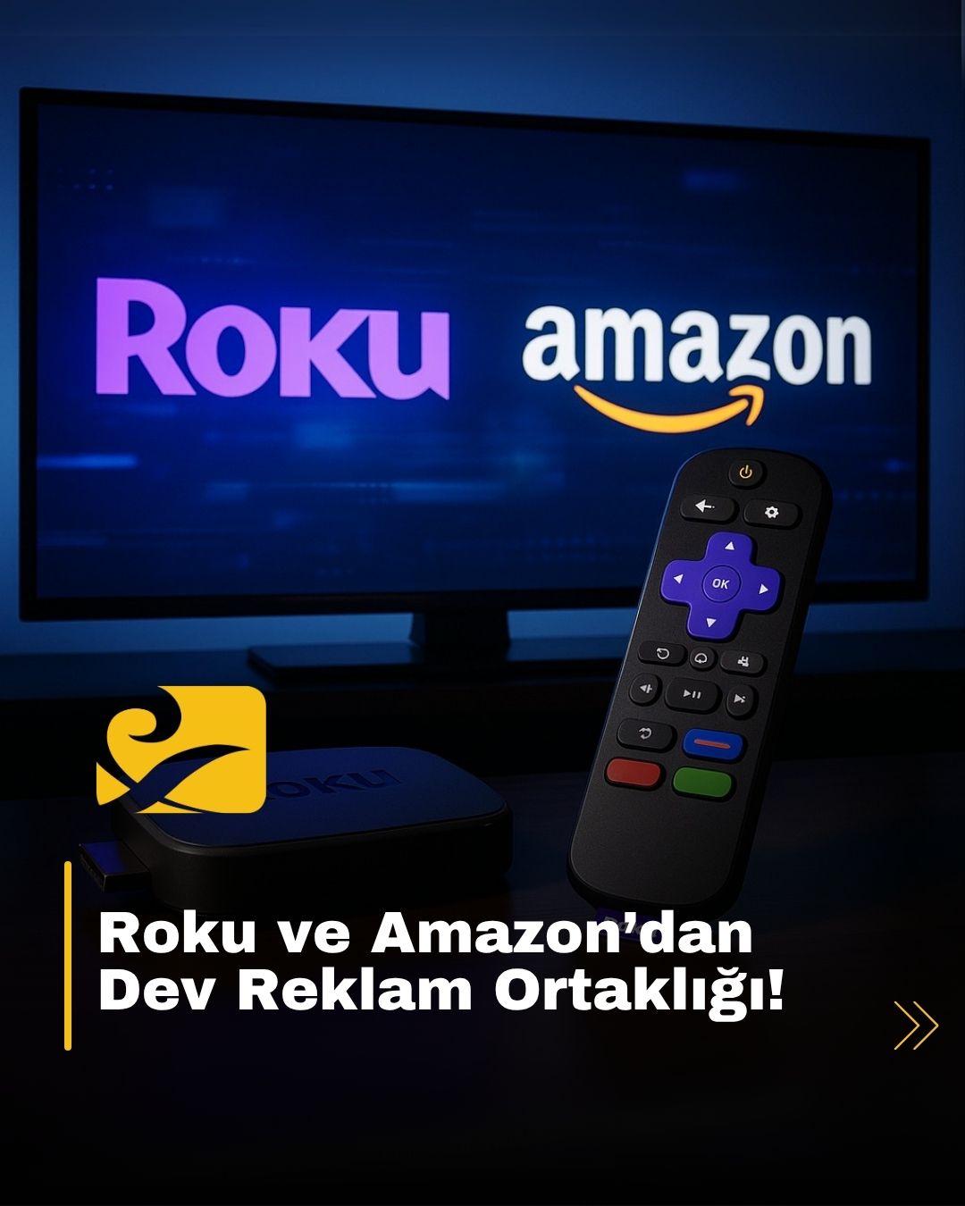 Amazon ve Roku, 80 milyon Amerikan hanesine ulaşan reklam platformu için güçlerini birleştirdi