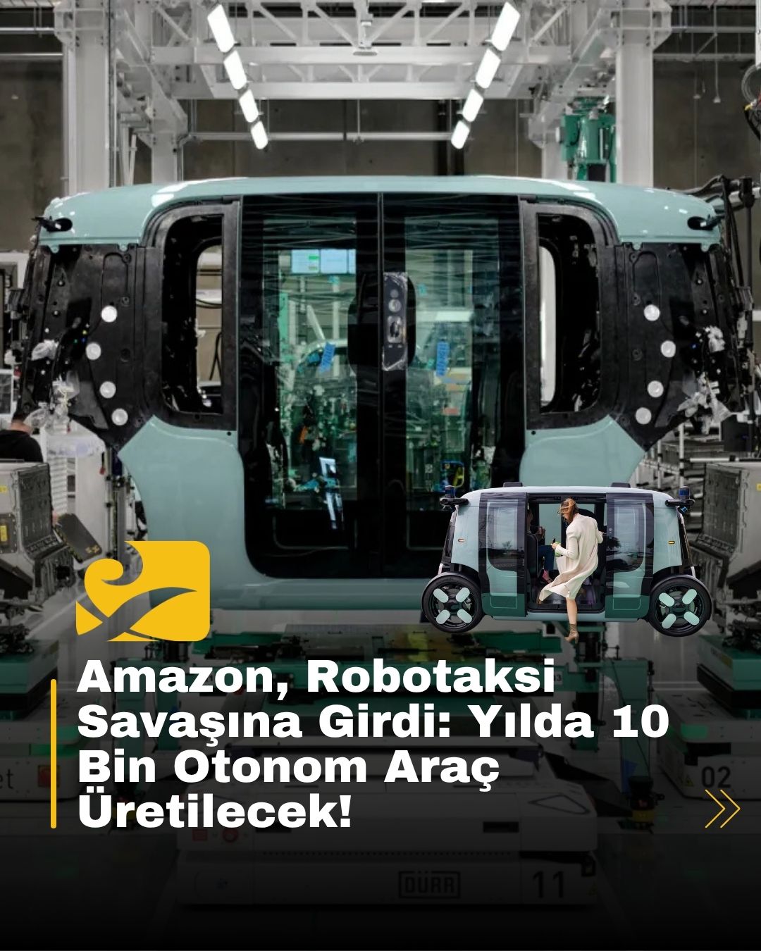 Amazon’un Zoox şirketi, San Francisco’da robotaksi üretim tesisi açıyor ve Las Vegas’ta testlere başlıyor