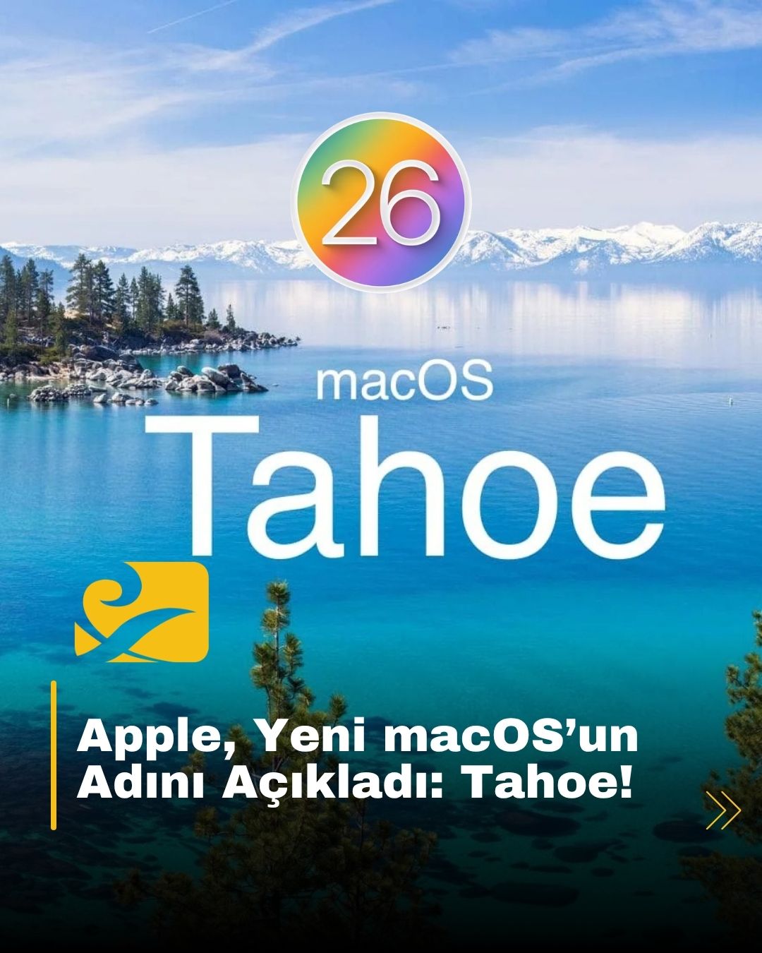 Apple’ın yeni işletim sistemi macOS Tahoe, sade ve çarpıcı tasarımıyla Mac deneyimini baştan tanımlamaya hazırlanıyor