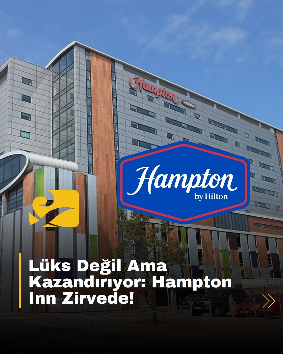 Hampton Inn, 43 ülkedeki şubeleriyle dünyanın en büyük otel zinciri konumuna ulaştı